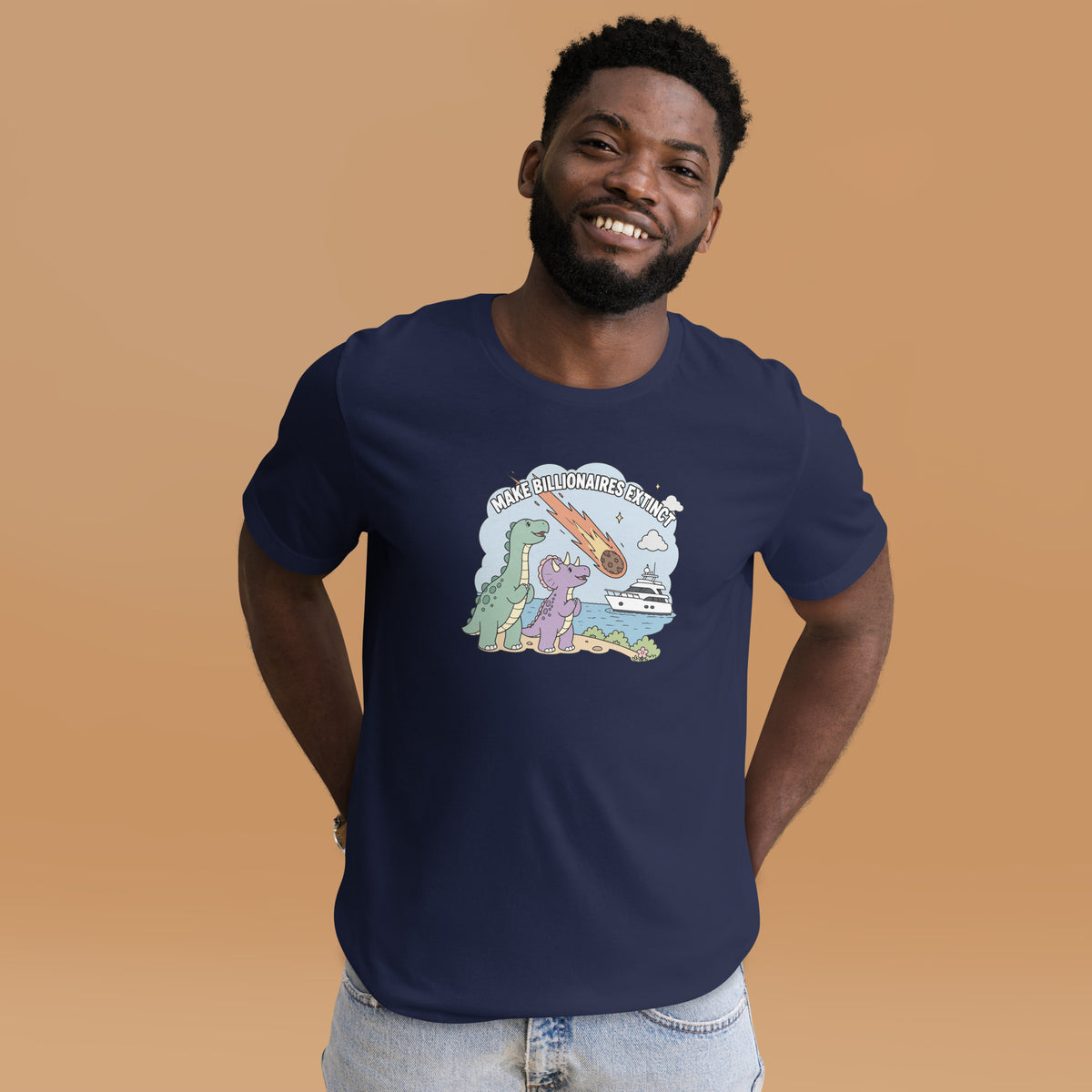 Make Billionaires Extinct T-Shirt | Funny Anti-Billionaire Graphic Tee - Spinsterly Co