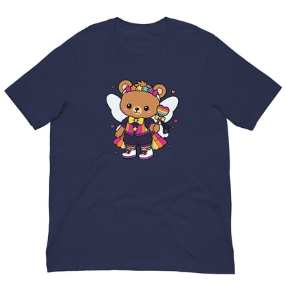 Rainbow Fairy Bear Pride T-Shirt | Kawaii LGBTQ Pride Graphic Tee - Spinsterly Co