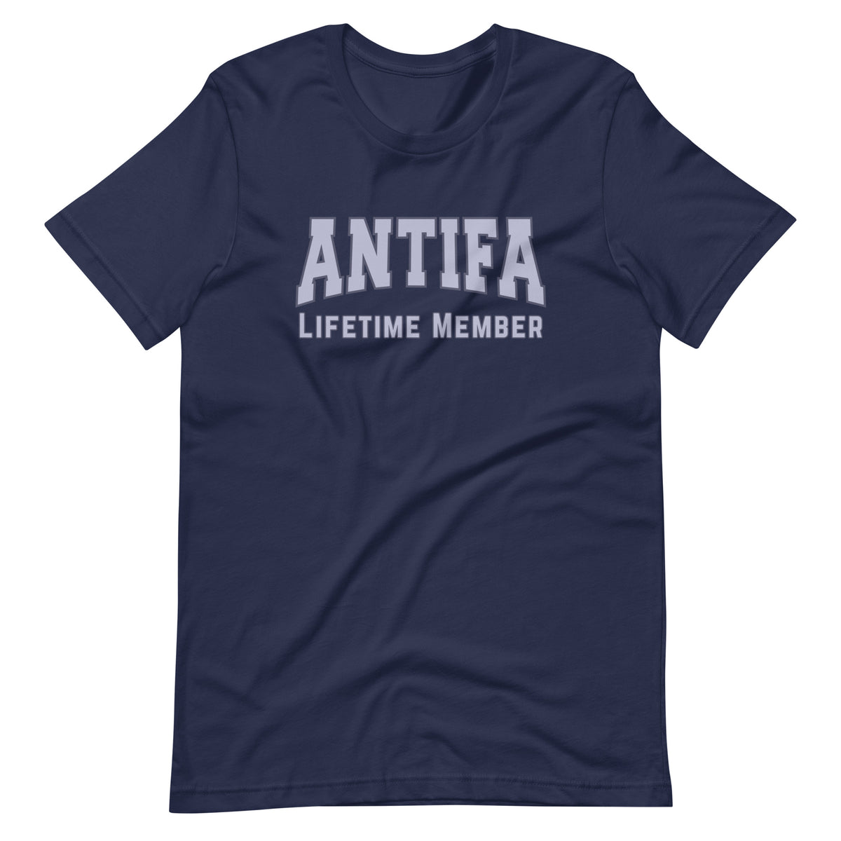 Antifa Lifetime Member T-Shirt | Anti-Fascist Collegiate Graphic Tee - Spinsterly Co