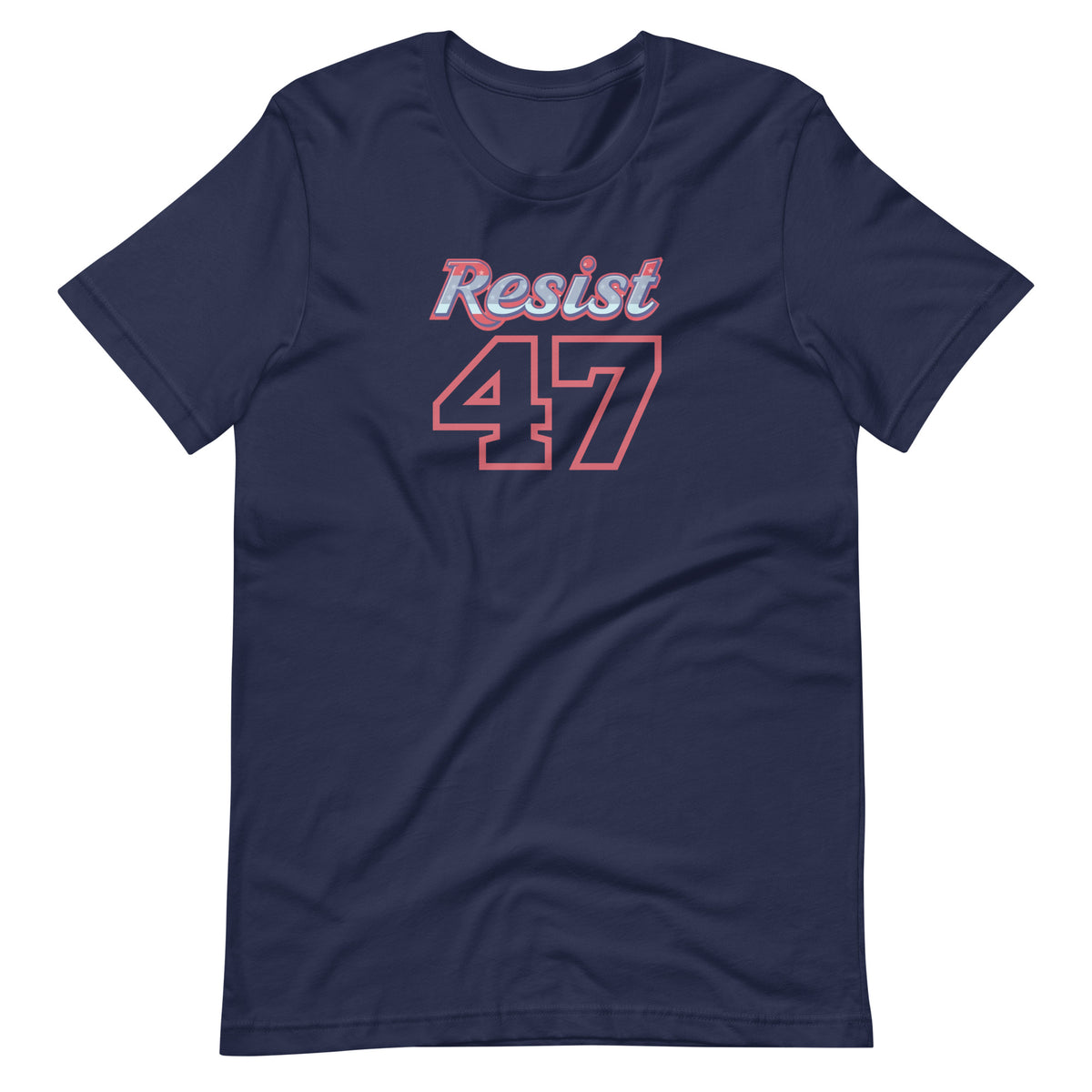 Resist 47 Varsity Jersey Political T-Shirt | Anti-Trump Resistance Graphic Tee - Spinsterly Co