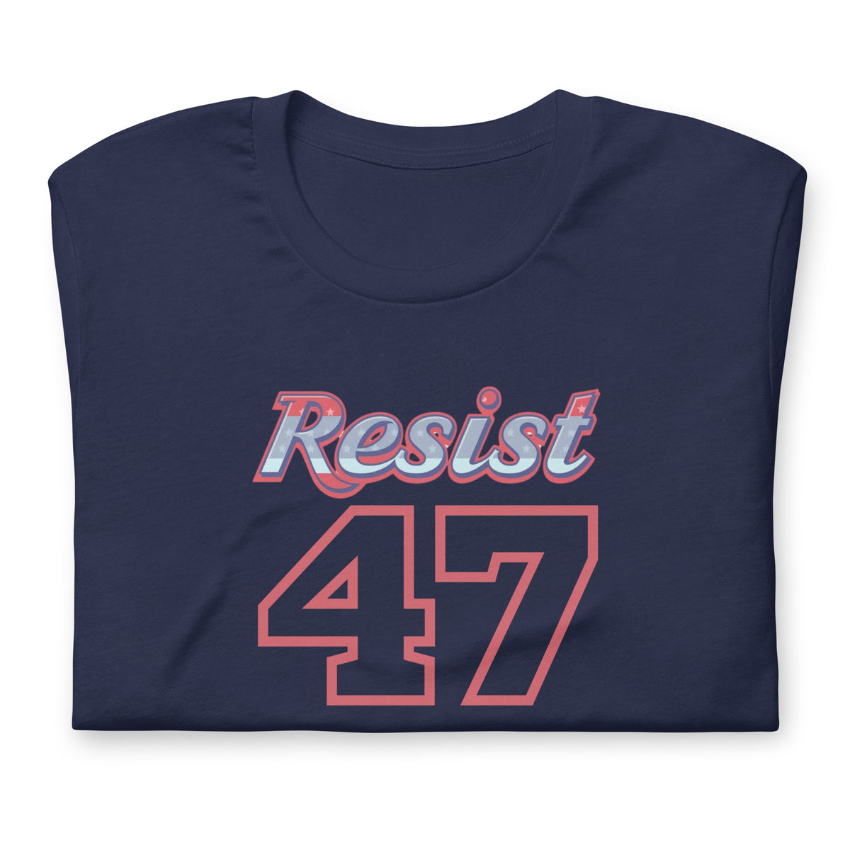 Resist 47 Varsity Jersey Political T-Shirt | Anti-Trump Resistance Graphic Tee - Spinsterly Co