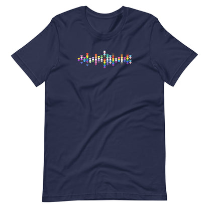 Pride Hearts Unisex T-Shirt | LGBTQIA+ Graphic Tee - Spinsterly Co