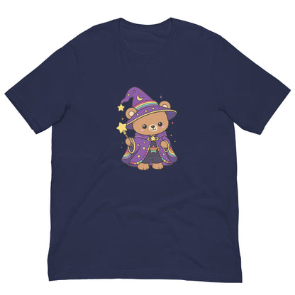 Wizard Bear Pride T-Shirt | Kawaii LGBTQ Rainbow Wizard Graphic Tee - Spinsterly Co