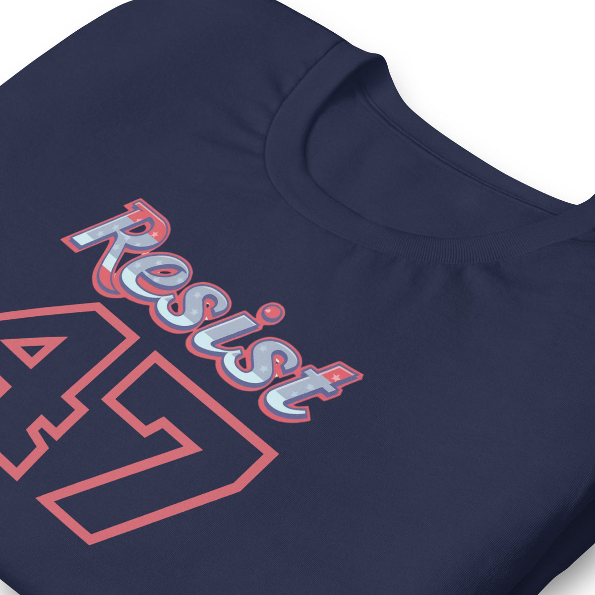 Resist 47 Varsity Jersey Political T-Shirt | Anti-Trump Resistance Graphic Tee - Spinsterly Co