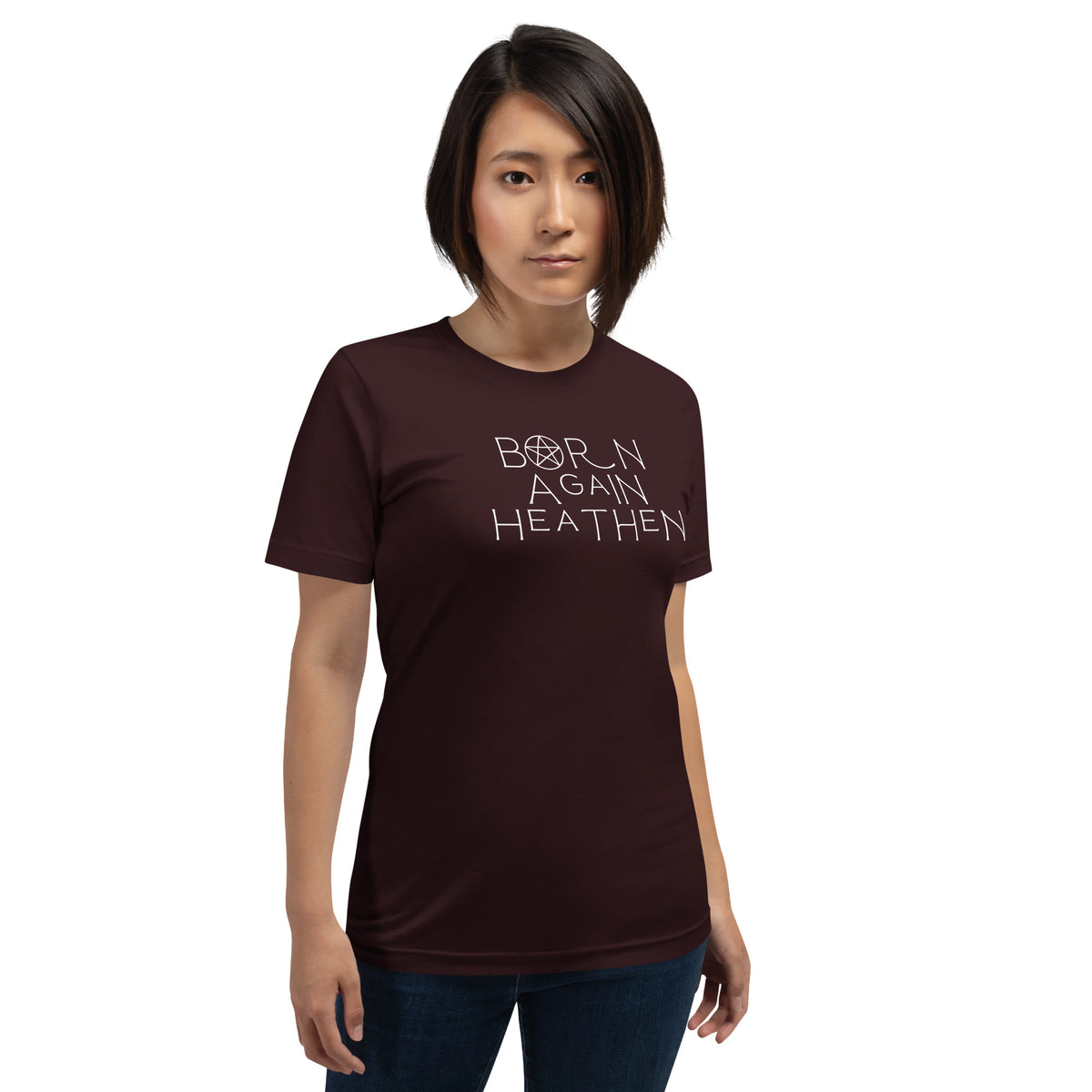 Born Again Heathen T-Shirt | Funny Witchy Pagan Occult Graphic Tee - Spinsterly Co