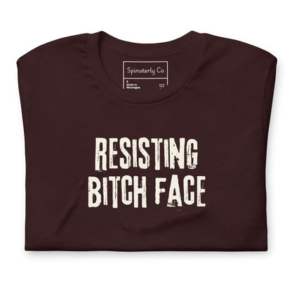 Resisting Bitch Face T-Shirt | Feminist Grunge Graphic Tee - Spinsterly Co