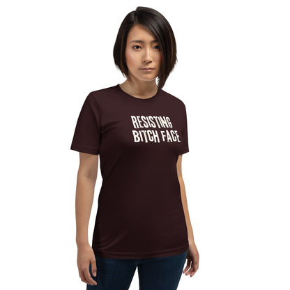 Resisting Bitch Face T-Shirt | Feminist Grunge Graphic Tee - Spinsterly Co