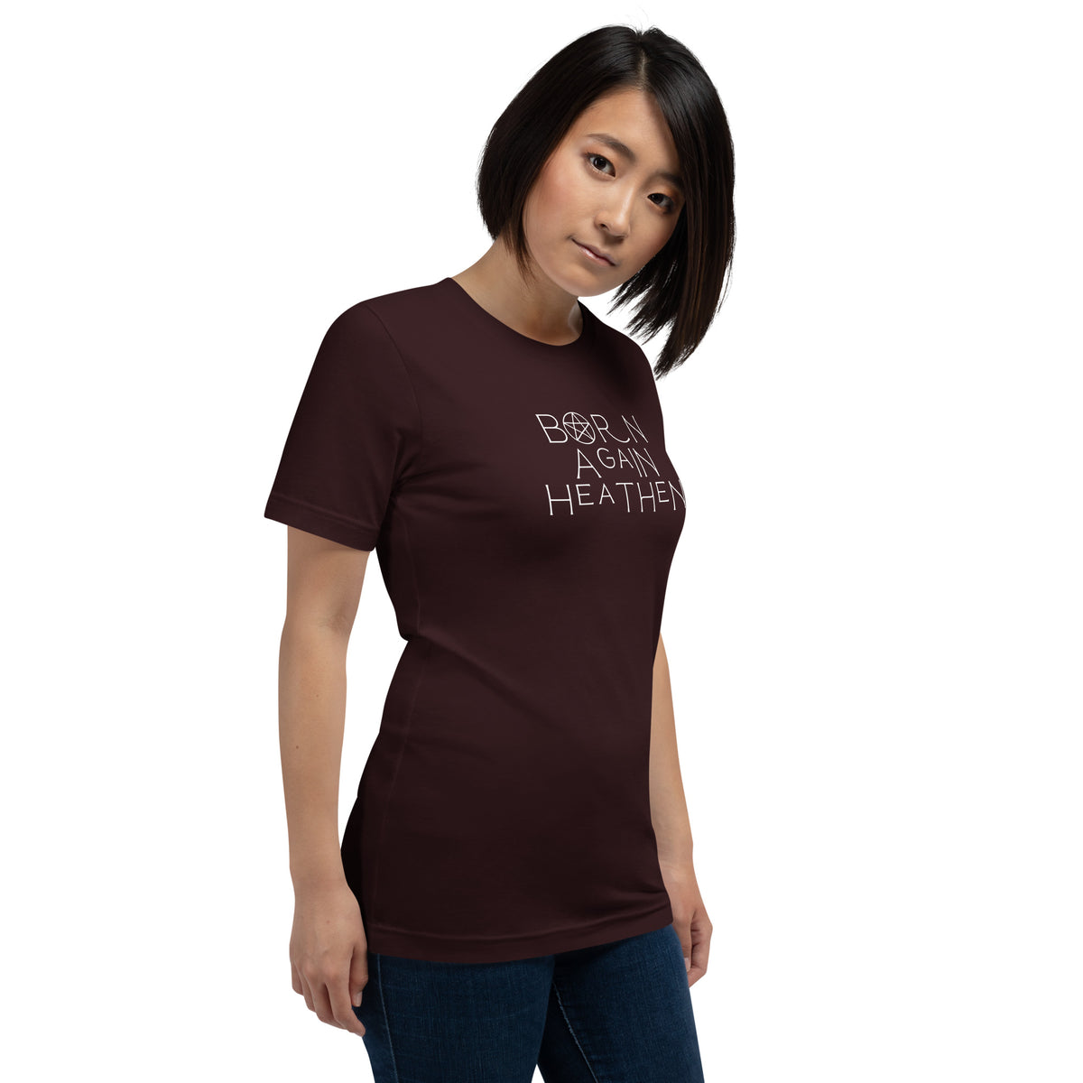 Born Again Heathen T-Shirt | Funny Witchy Pagan Occult Graphic Tee - Spinsterly Co