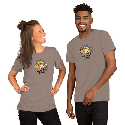 Wake and Bake Sourdough Tee | Funny Bread Lover Graphic T-Shirt - Spinsterly Co