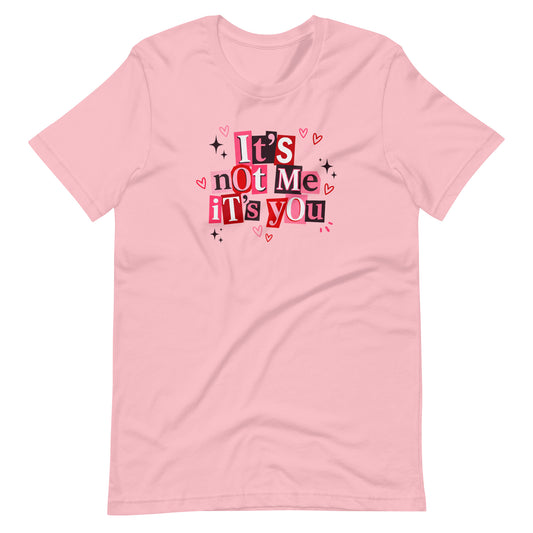 It's Not Me It's You Graphic T-Shirt | Funny Breakup Tee for Women - Spinsterly Co
