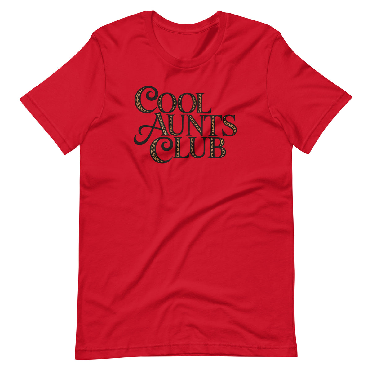 Cool Aunts Club T-Shirt | Leopard Print Funny Aunt Graphic Tee | Spinsterly Co - Spinsterly Co