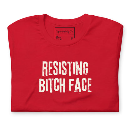 Resisting Bitch Face T-Shirt | Feminist Grunge Graphic Tee - Spinsterly Co