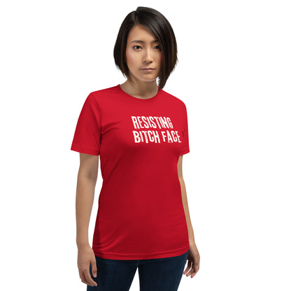 Resisting Bitch Face T-Shirt | Feminist Grunge Graphic Tee - Spinsterly Co