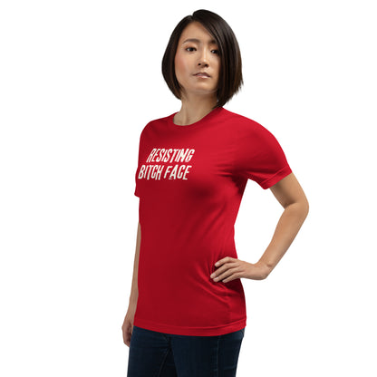 Resisting Bitch Face T-Shirt | Feminist Grunge Graphic Tee - Spinsterly Co