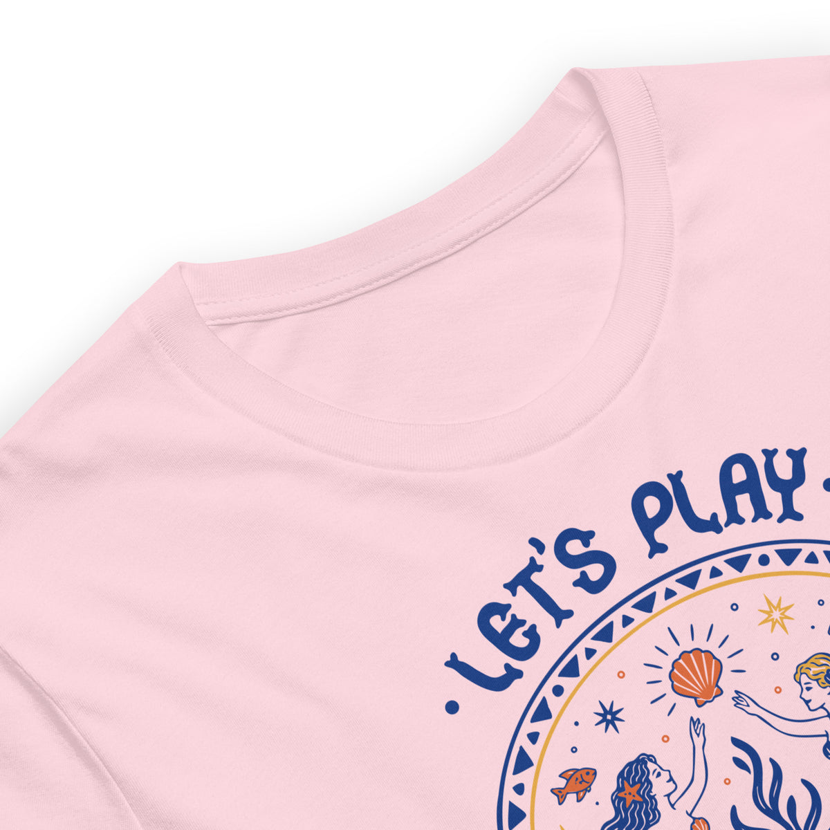 Let’s Play Mermaids T-Shirt | Mermaid Graphic Summer Tee - Spinsterly Co