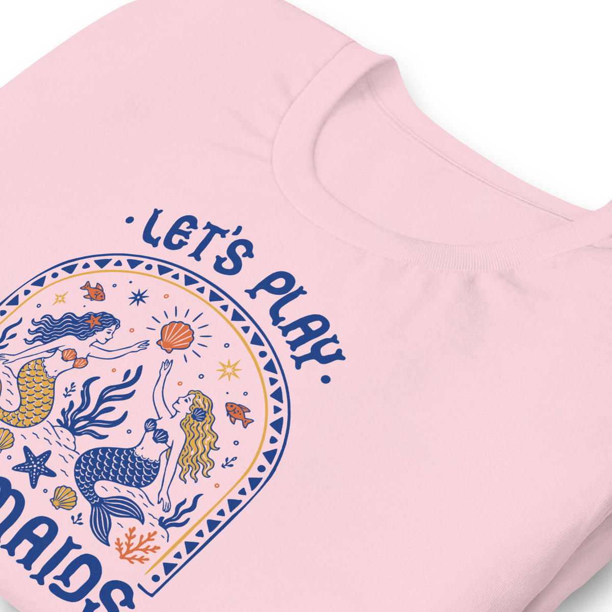 Let’s Play Mermaids T-Shirt | Mermaid Graphic Summer Tee - Spinsterly Co