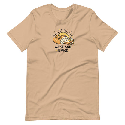 Wake and Bake Sourdough Tee | Funny Bread Lover Graphic T-Shirt - Spinsterly Co