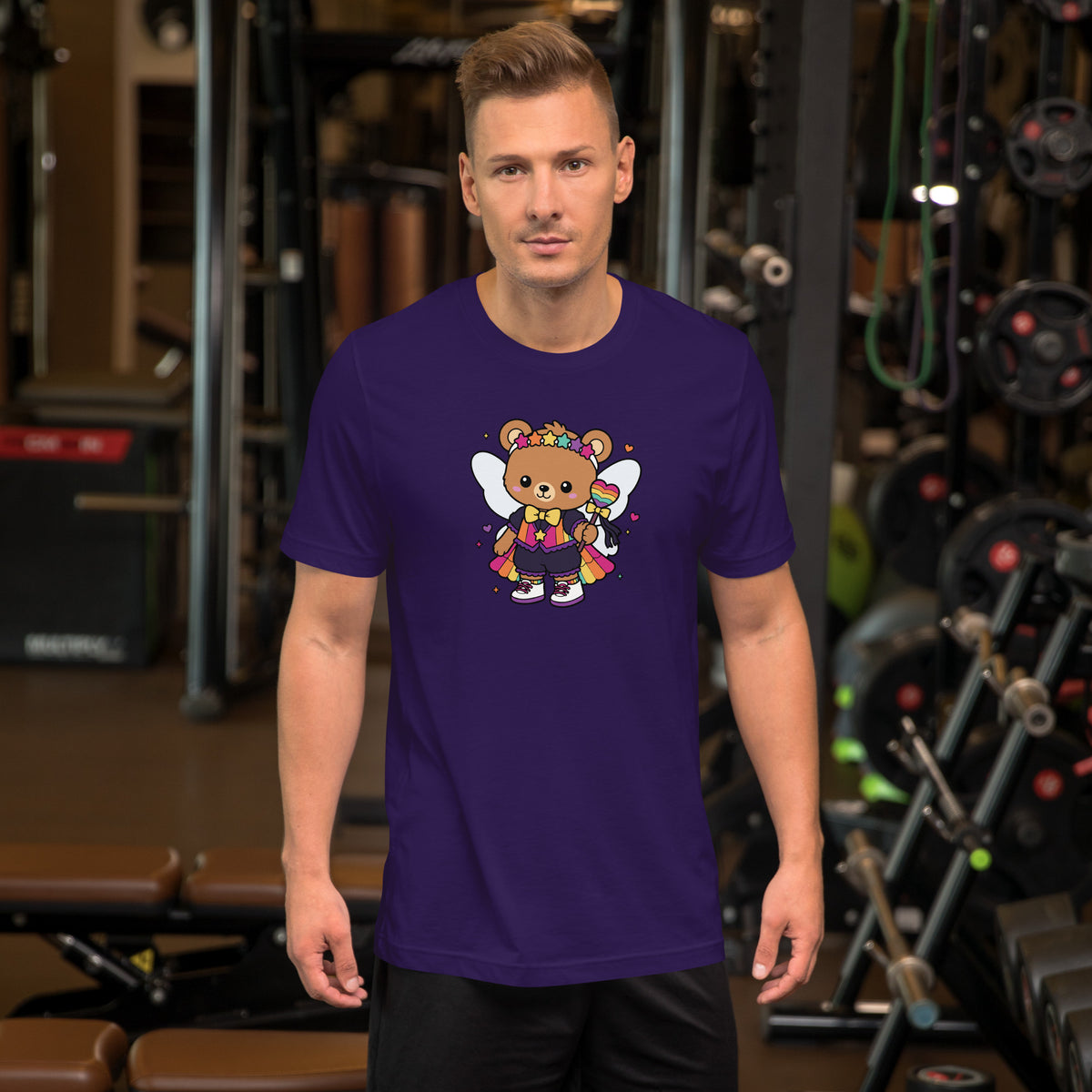 Rainbow Fairy Bear Pride T-Shirt | Kawaii LGBTQ Pride Graphic Tee - Spinsterly Co