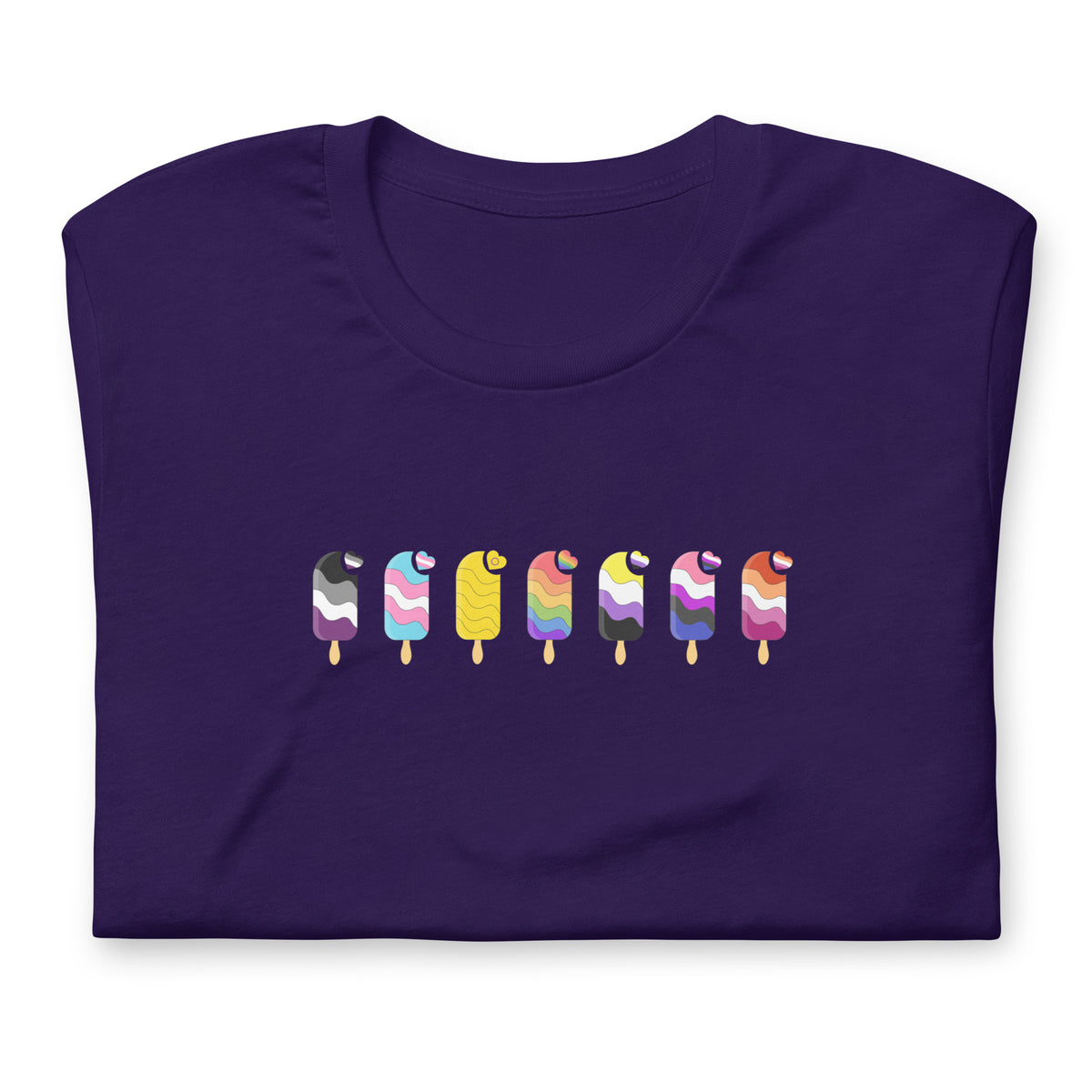 Pride Popsicle Unisex T-Shirt | LGBTQIA+ Graphic Tee - Spinsterly Co