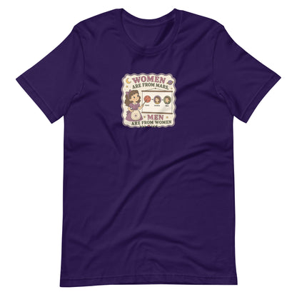 Women Are From Mars, Men Are From Women | Retro Feminist Graphic Tee - Spinsterly Co