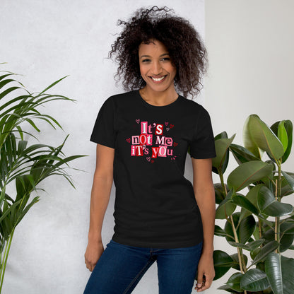 It's Not Me It's You Graphic T-Shirt | Funny Breakup Tee for Women - Spinsterly Co