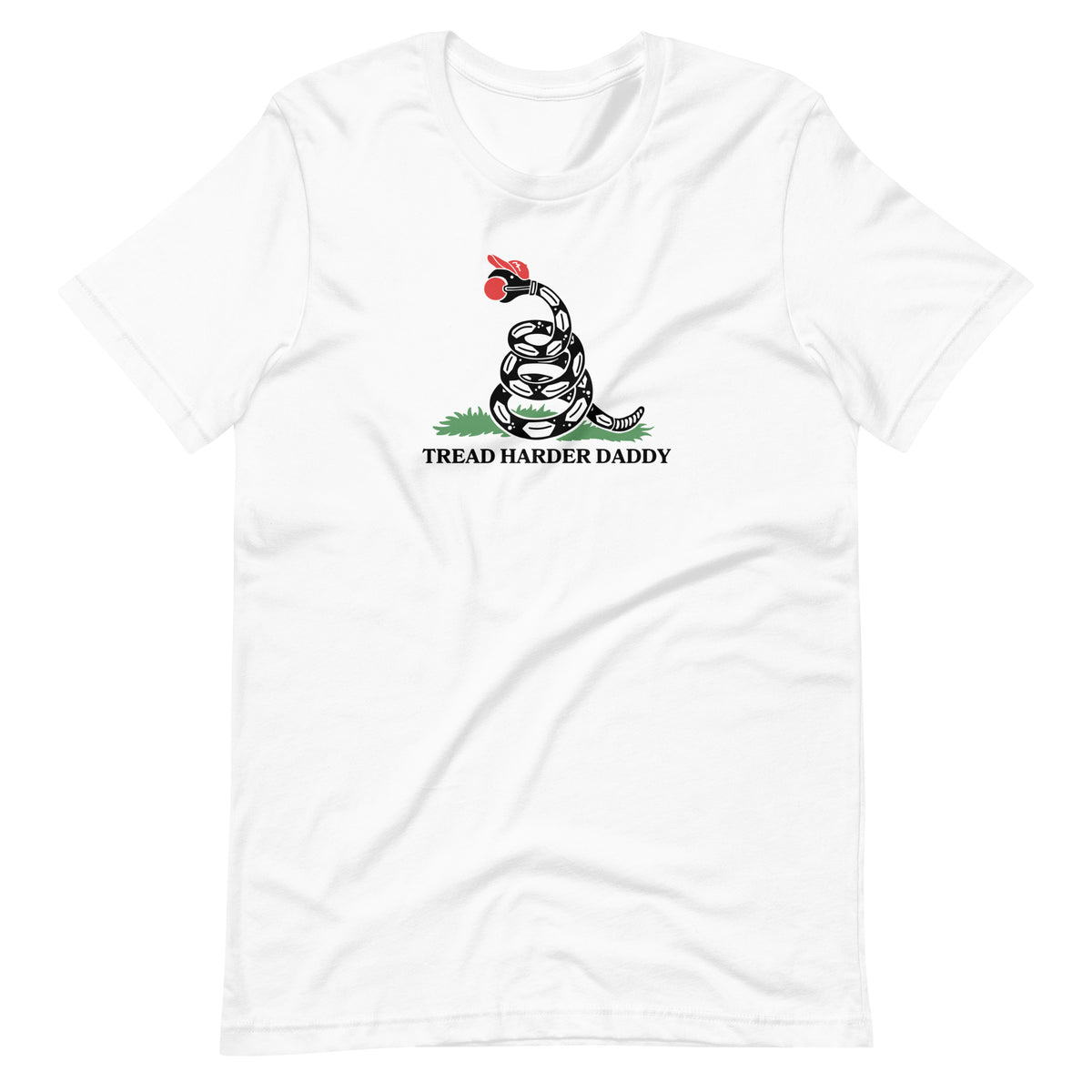 Tread Harder Daddy T-Shirt | Gadsden Flag Parody Graphic Tee - Spinsterly Co