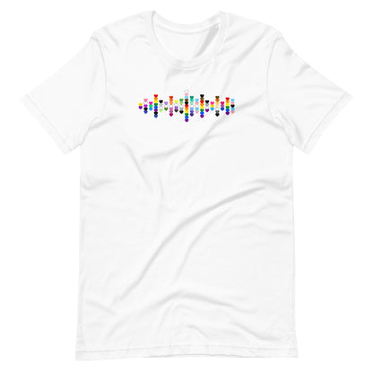 Pride Hearts Unisex T-Shirt | LGBTQIA+ Graphic Tee - Spinsterly Co
