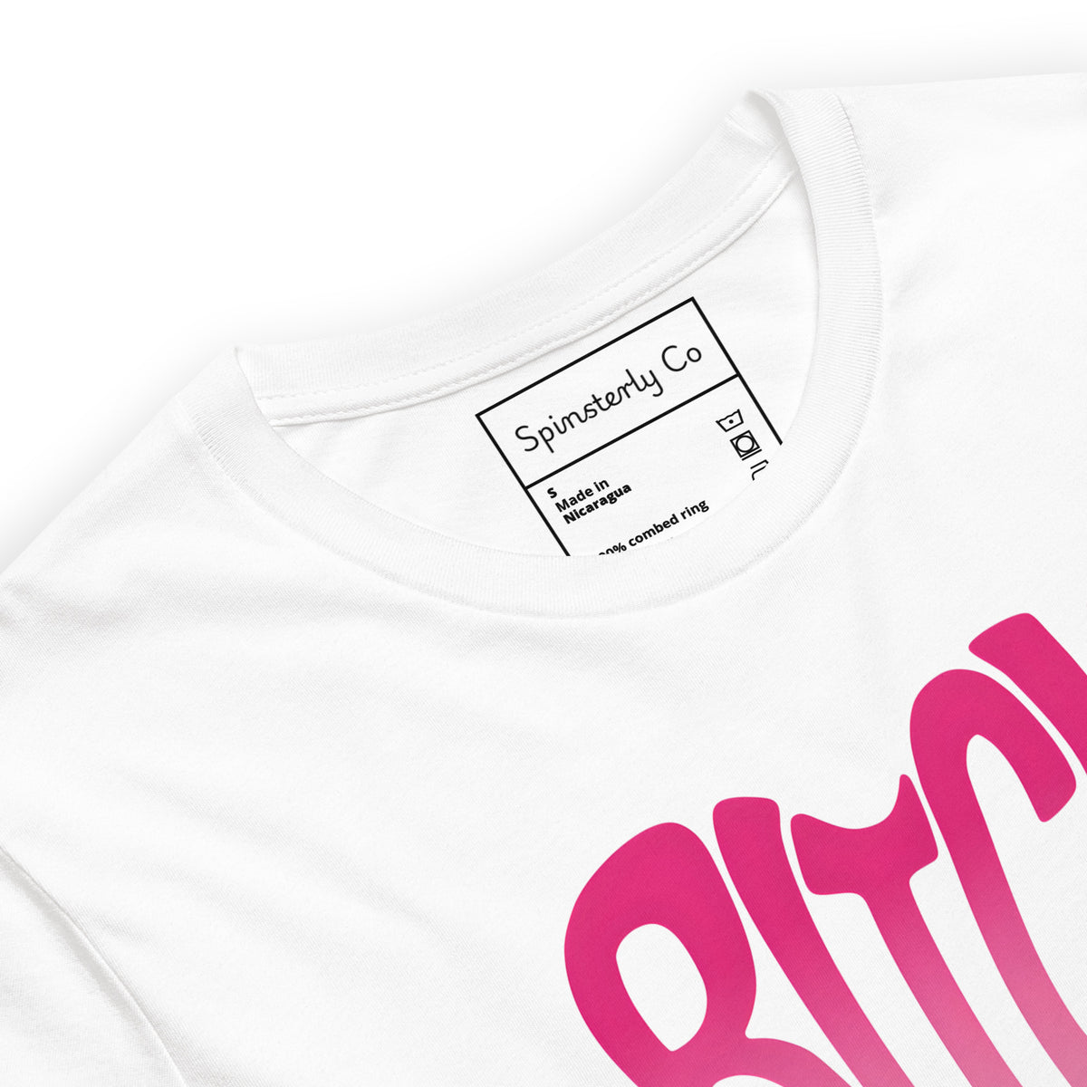 Bitch Heart Retro Bubble Graphic T-Shirt | Funny Feminist Sassy Tee - Spinsterly Co