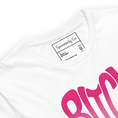 Bitch Heart Retro Bubble Graphic T-Shirt | Funny Feminist Sassy Tee - Spinsterly Co