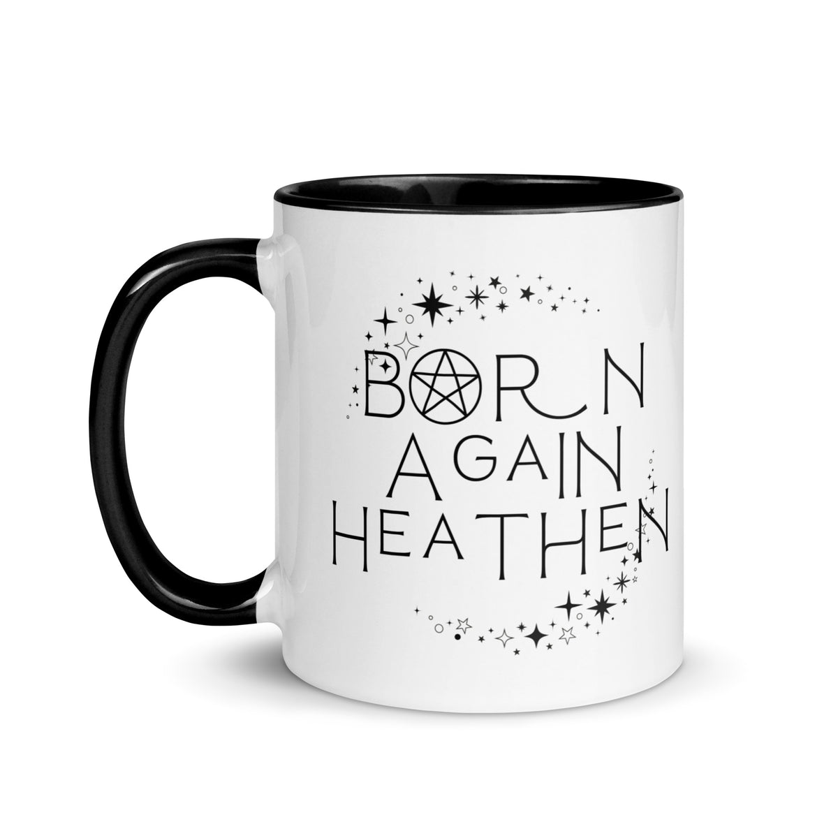 Born Again Heathen Witchy Accent Coffee Mug | Funny Pagan Witch Gift - Spinsterly Co