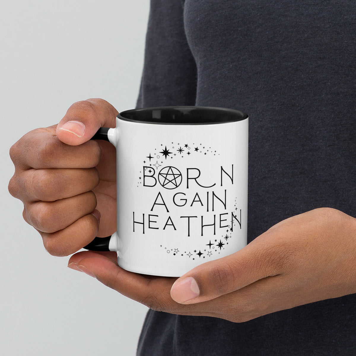 Born Again Heathen Witchy Accent Coffee Mug | Funny Pagan Witch Gift - Spinsterly Co