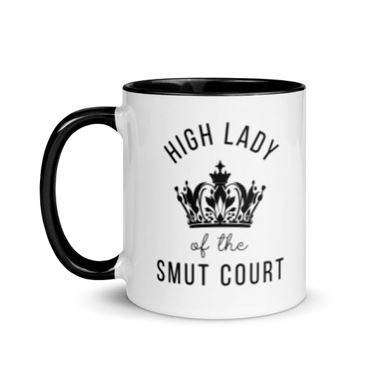 High Lady of the Smut Court Accent Coffee Mug | Funny Romantasy Bookish Gift - Spinsterly Co