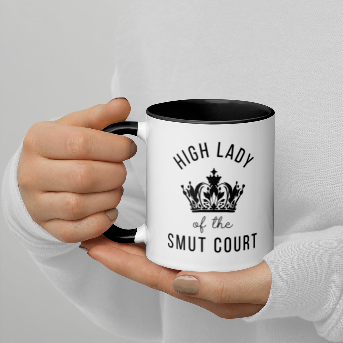 High Lady of the Smut Court Accent Coffee Mug | Funny Romantasy Bookish Gift - Spinsterly Co