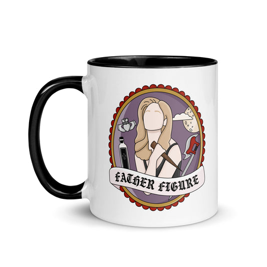 "Father Figure" Vampire Slayer Accent Coffee Mug | Dark Humor Fandom Gift - Spinsterly Co