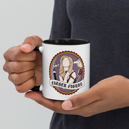 "Father Figure" Vampire Slayer Accent Coffee Mug | Dark Humor Fandom Gift - Spinsterly Co