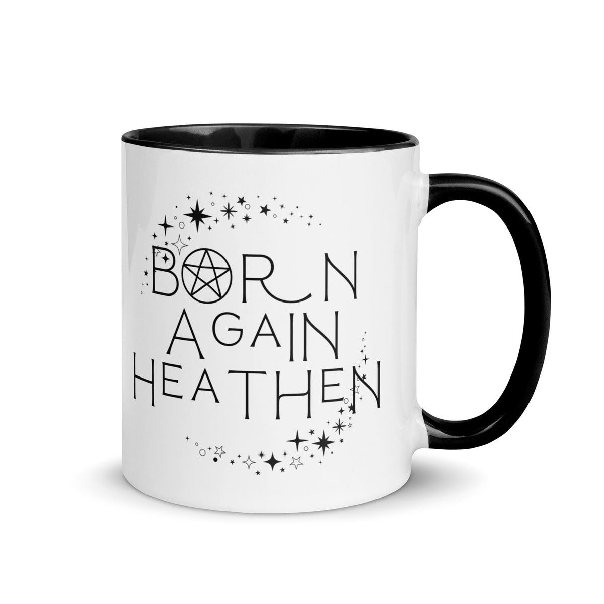 Born Again Heathen Witchy Accent Coffee Mug | Funny Pagan Witch Gift - Spinsterly Co