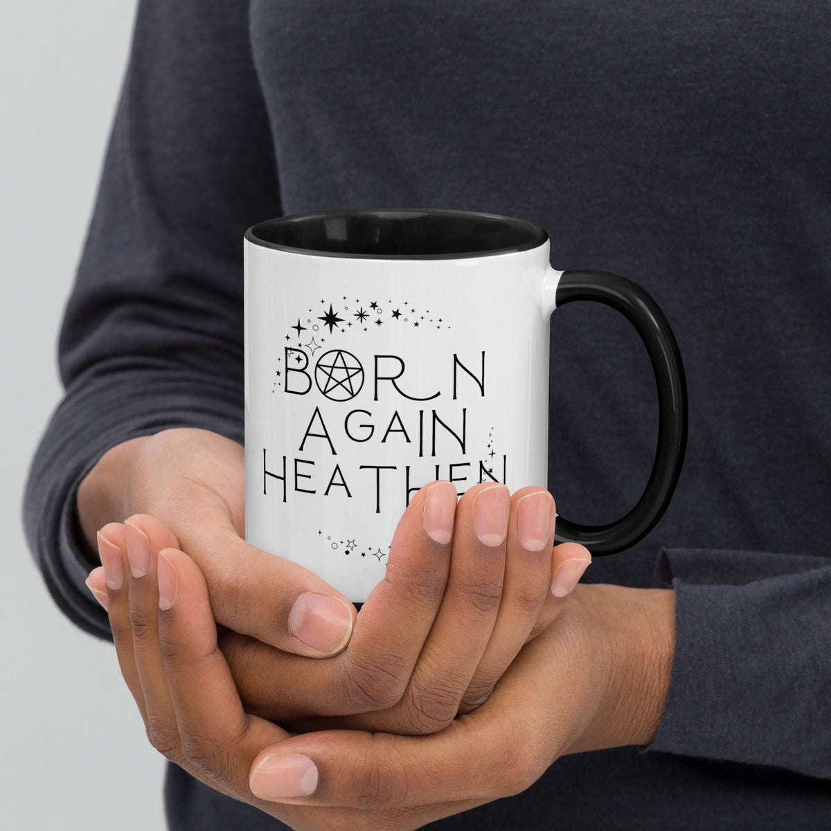 Born Again Heathen Witchy Accent Coffee Mug | Funny Pagan Witch Gift - Spinsterly Co