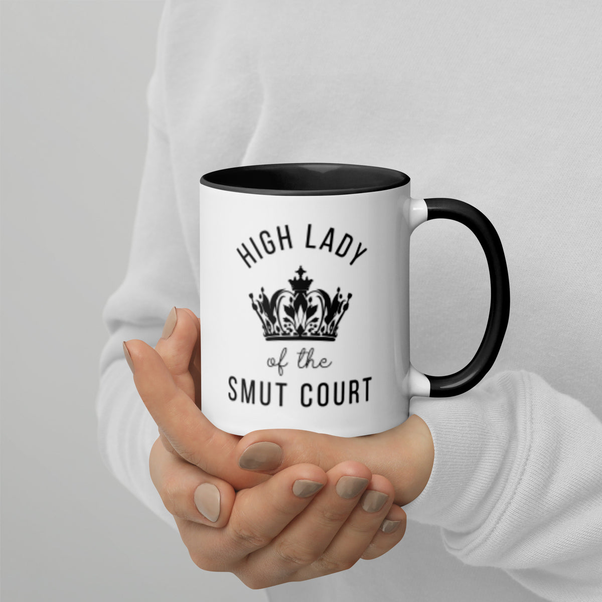 High Lady of the Smut Court Accent Coffee Mug | Funny Romantasy Bookish Gift - Spinsterly Co