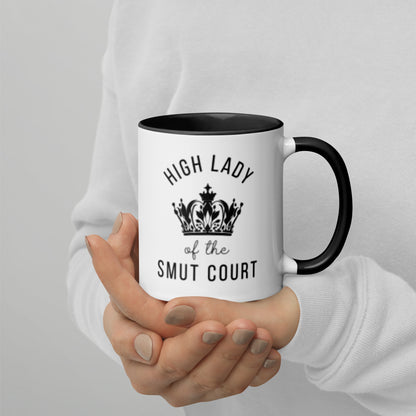 High Lady of the Smut Court Accent Coffee Mug | Funny Romantasy Bookish Gift - Spinsterly Co