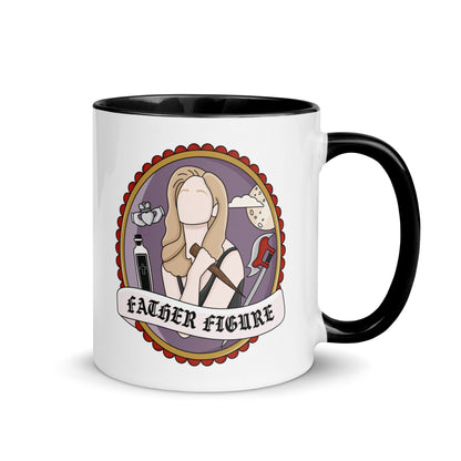 "Father Figure" Vampire Slayer Accent Coffee Mug | Dark Humor Fandom Gift - Spinsterly Co