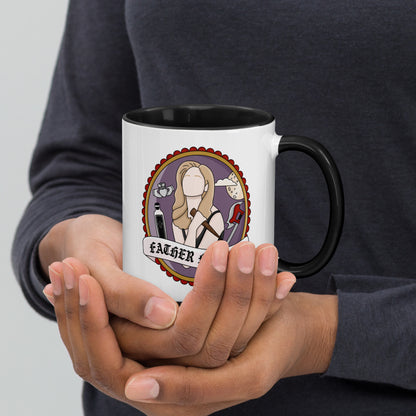 "Father Figure" Vampire Slayer Accent Coffee Mug | Dark Humor Fandom Gift - Spinsterly Co