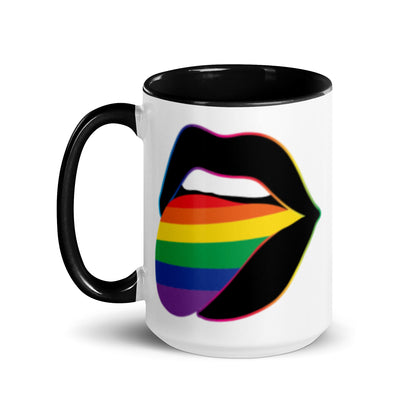 Pride Lips Mug | Rainbow LGBTQ+ Ceramic Mug - Spinsterly Co