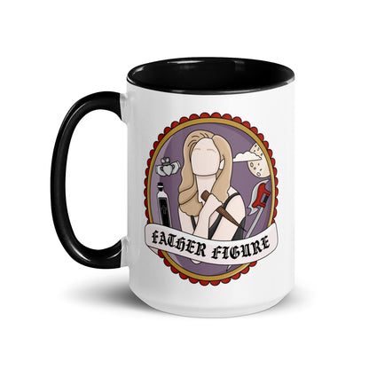 "Father Figure" Vampire Slayer Accent Coffee Mug | Dark Humor Fandom Gift - Spinsterly Co