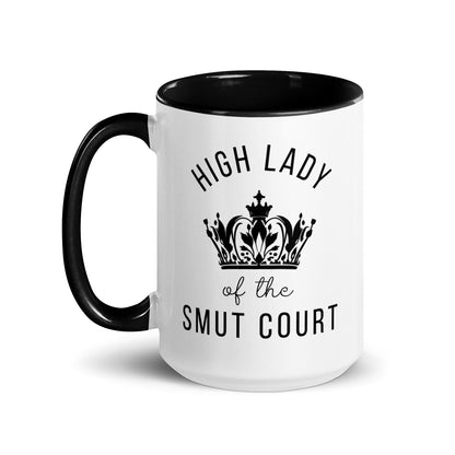 High Lady of the Smut Court Accent Coffee Mug | Funny Romantasy Bookish Gift - Spinsterly Co