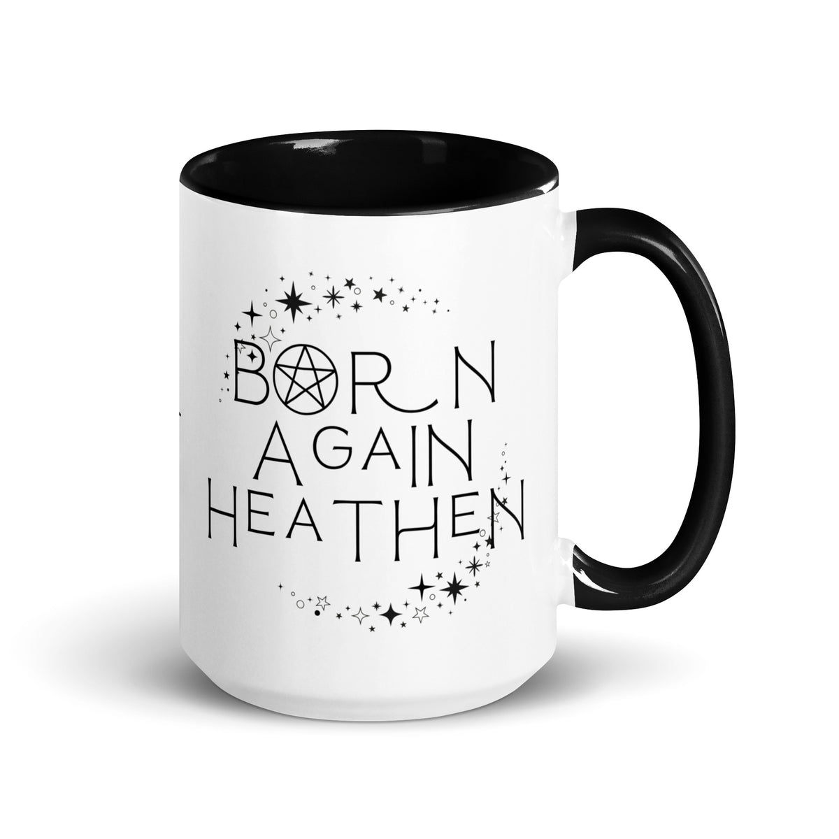 Born Again Heathen Witchy Accent Coffee Mug | Funny Pagan Witch Gift - Spinsterly Co