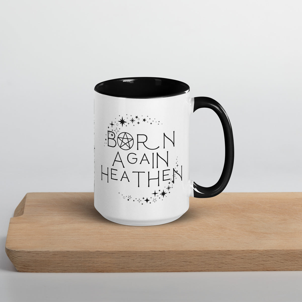 Born Again Heathen Witchy Accent Coffee Mug | Funny Pagan Witch Gift - Spinsterly Co