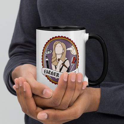"Father Figure" Vampire Slayer Accent Coffee Mug | Dark Humor Fandom Gift - Spinsterly Co