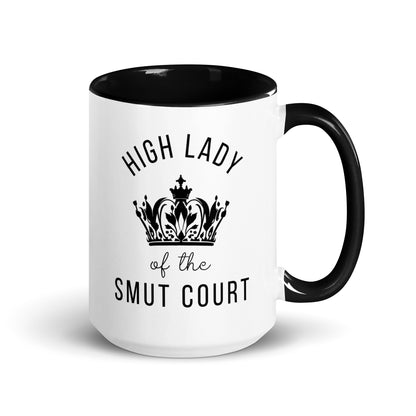 High Lady of the Smut Court Accent Coffee Mug | Funny Romantasy Bookish Gift - Spinsterly Co