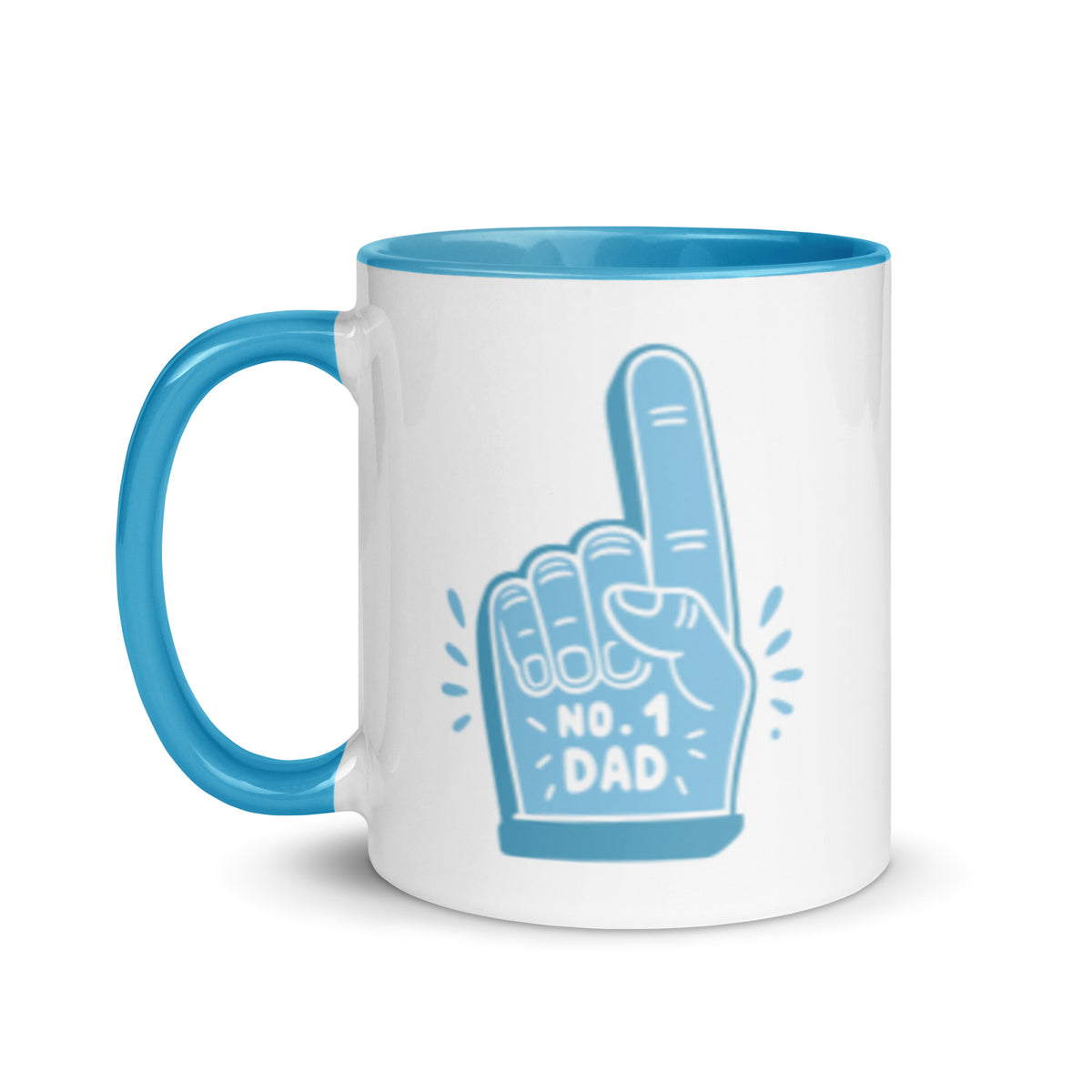 No. 1 Dad Mug | Foam Finger Ceramic Mug - Spinsterly Co