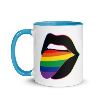 Pride Lips Mug | Rainbow LGBTQ+ Ceramic Mug - Spinsterly Co